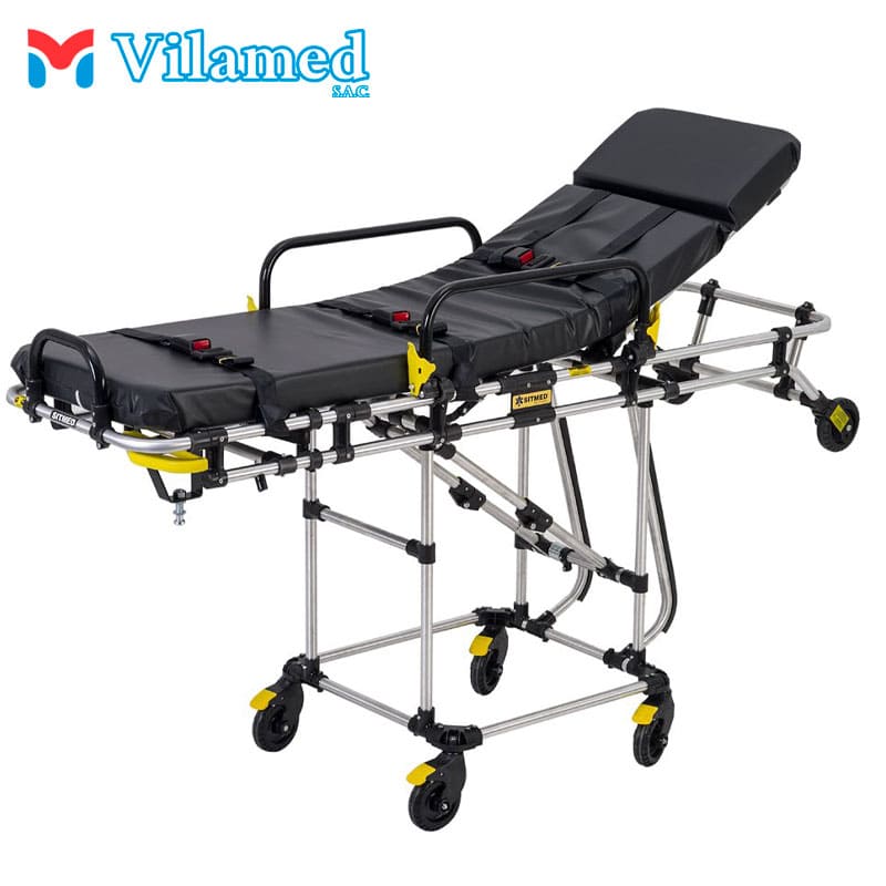  Camilla retráctil para ambulancia MRS 310, Camilla para ambulancia Lima Peru, venta de camillas para ambulancias Lima Peru, Camilla telescópica Lima Peru, Camilla multiplegable Lima Peru, Camilla ambulancia sitmed Lima Peru 