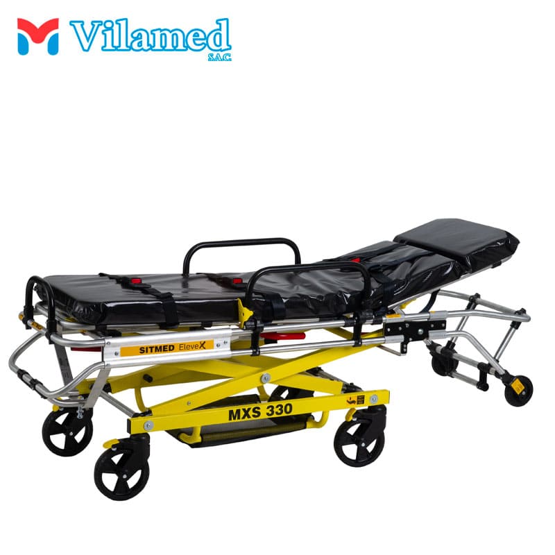  Camilla Pantográfica Para Ambulancia MXS 330, Camilla para ambulancia Lima Peru, venta de camillas para ambulancias Lima Peru, Camilla telescópica Lima Peru, Camilla multiplegable Lima Peru, Camilla ambulancia sitmed Lima Peru  